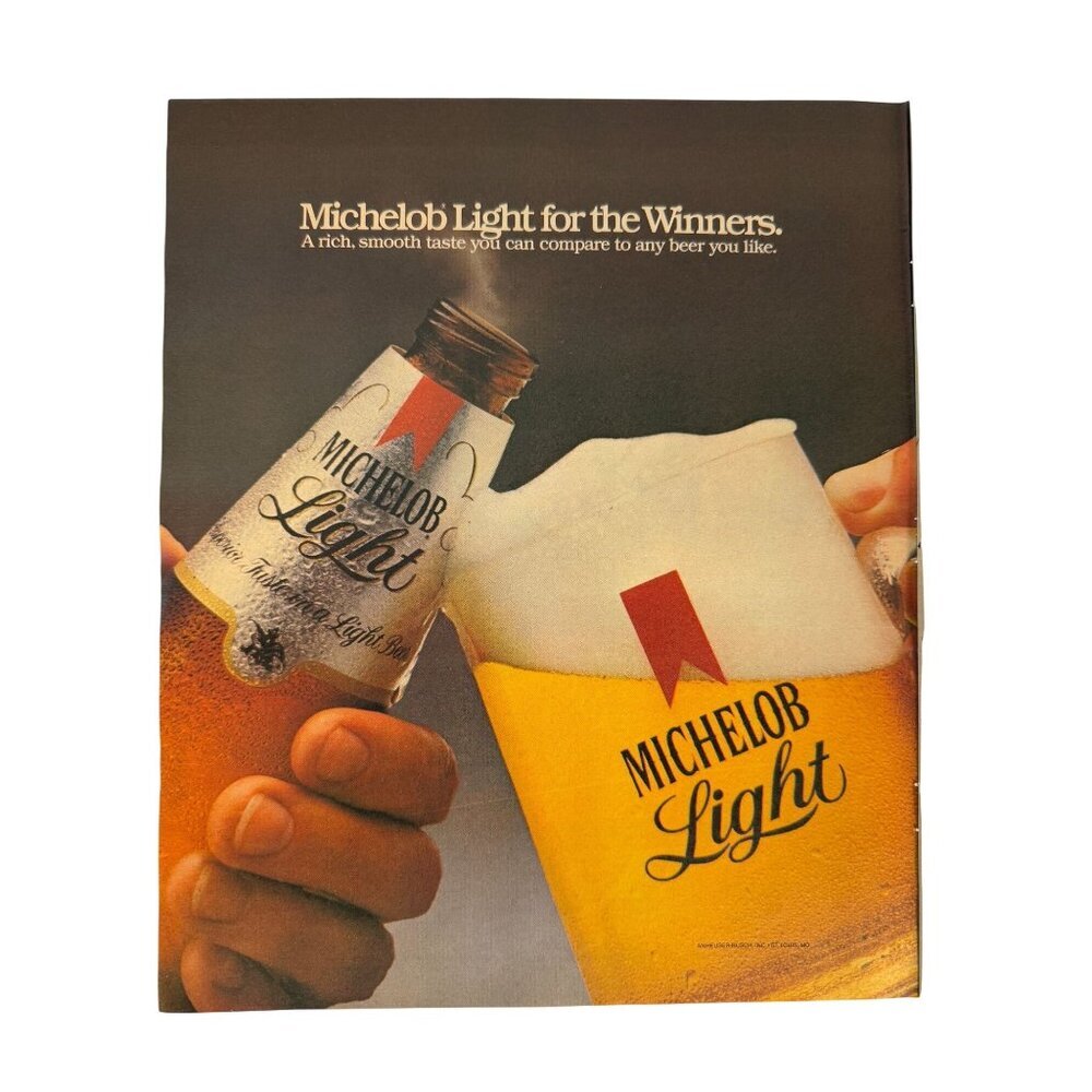 Vintage 1983 Michelob Light for the Winners Beer Advertisement Print Ad